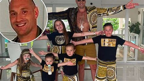 Tyson Fury splurges £3,000 on matching Versace outfits for his 